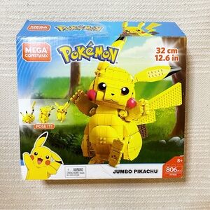 MEGA CONSTRUX Pokemon Jumbo Pikachu building blocks set NEW